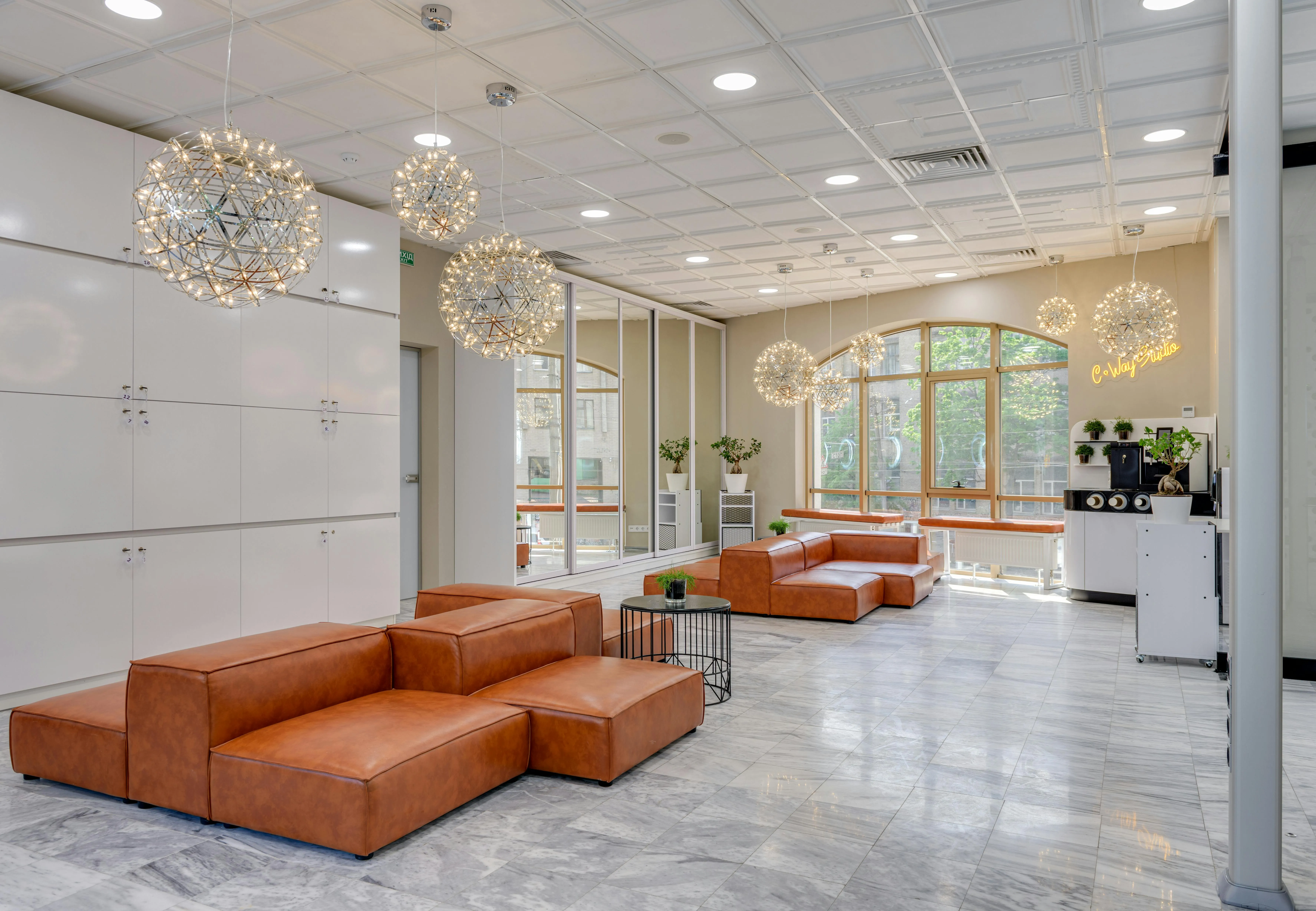 A spotless, polished commercial space cleaned by Swiftly Emmaculate
