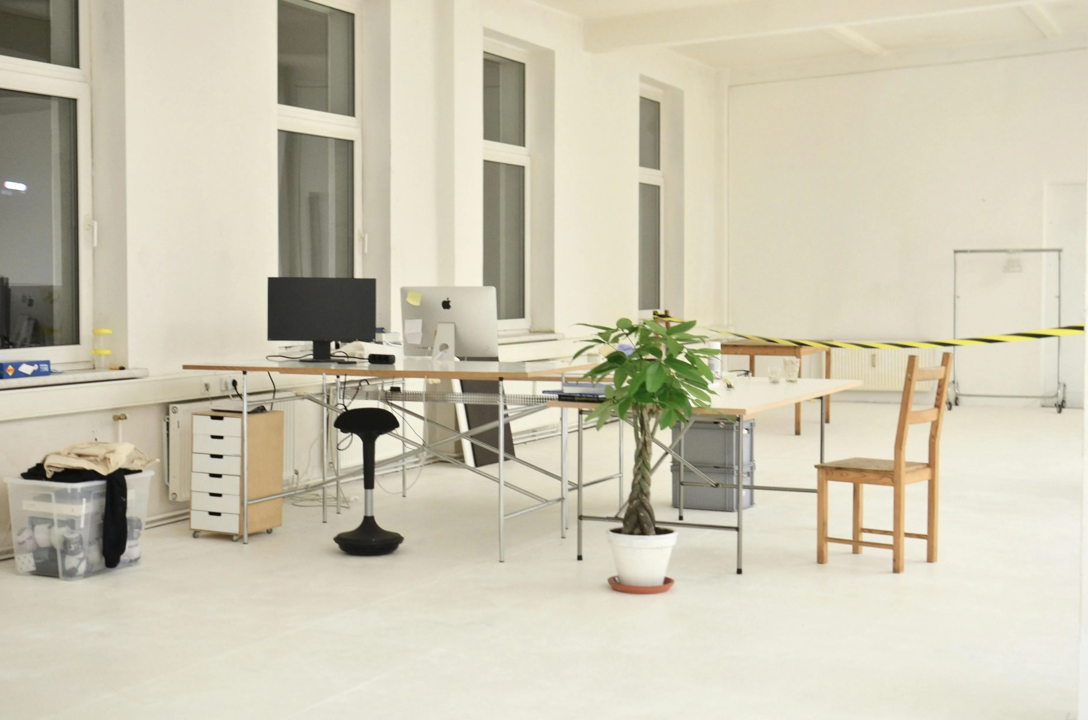 Bright empty room ready after a move-out clean